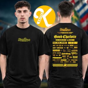 Slam Dunk Festival 2026 Merch Lineup Black Two Sided Unisex T-Shirt Slam Dunk Festival 2026 Merch Lineup Black Two Sided Unisex T-Shirt