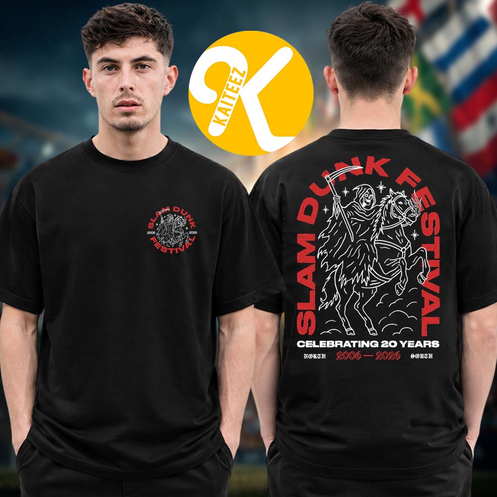 Slam Dunk Festival 2026 Merch Year Of The Horse Two Sided Unisex T-Shirt Slam Dunk Festival 2026 Merch Year Of The Horse Two Sided Unisex T-Shirt
