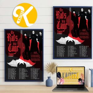 Smashing Pumpkins The Rats In A Cage Tour 2026 Schedule Home Decor Poster Canvas