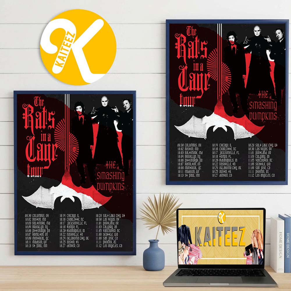 Smashing Pumpkins The Rats In A Cage Tour 2026 Schedule Home Decor Poster Canvas Smashing Pumpkins The Rats In A Cage Tour 2026 Schedule Home Decor Poster Canvas
