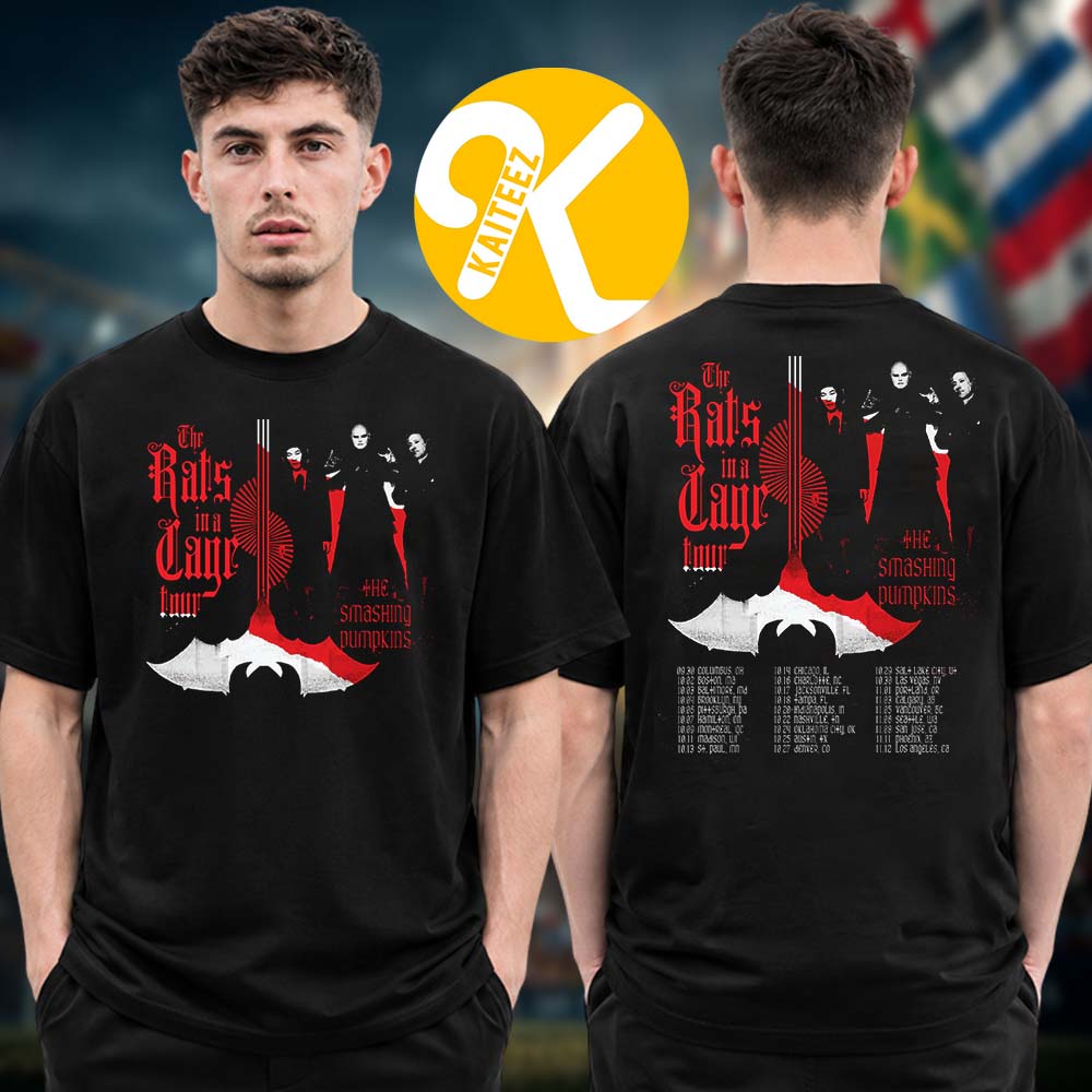 Smashing Pumpkins The Rats In A Cage Tour 2026 Schedule Two Sided Unisex T-Shirt Smashing Pumpkins The Rats In A Cage Tour 2026 Schedule Two Sided Unisex T-Shirt