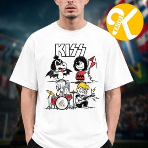 Snoopy x Kiss The Peanuts Rock Band Unisex T-Shirt