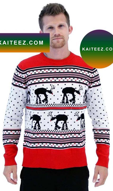 Star Wars AT-AT Reindeer Star Wars Christmas Ugly Sweater Star Wars AT-AT Reindeer Star Wars Christmas Ugly Sweater