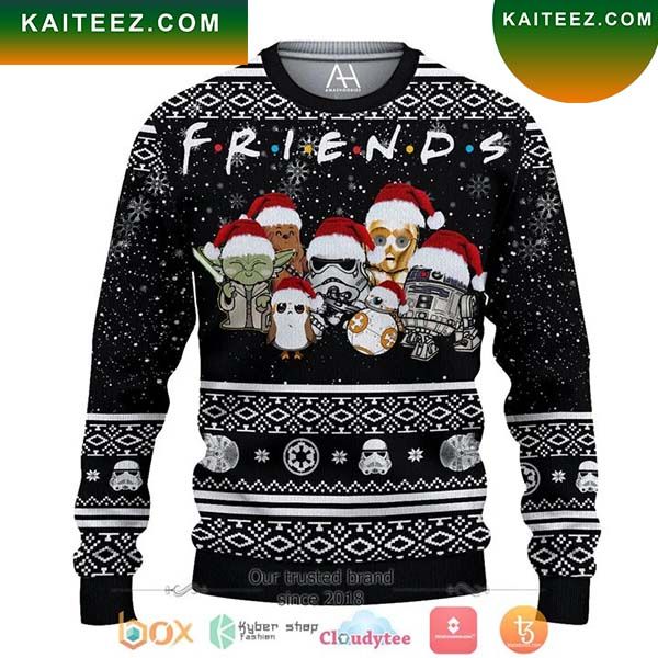 Star Wars Character Xmas Friends Star Wars Christmas Ugly Sweater Star Wars Character Xmas Friends Star Wars Christmas Ugly Sweater