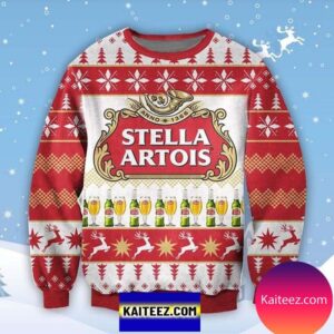 Stella Artois Beer 3D Christmas Sweater