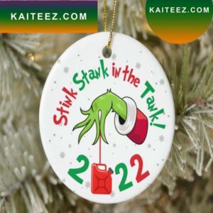 Stink Stank In The Tank 2022 Grinch Decorations Outdoor Ornament