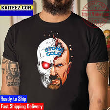 Stone Cold Steve Austin Half Skull Vintage T-Shirt