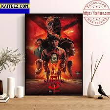 Stranger Things 5 Hawkins Will Fall Season 5 2024 New Poster Wall Decor Poster Canvas