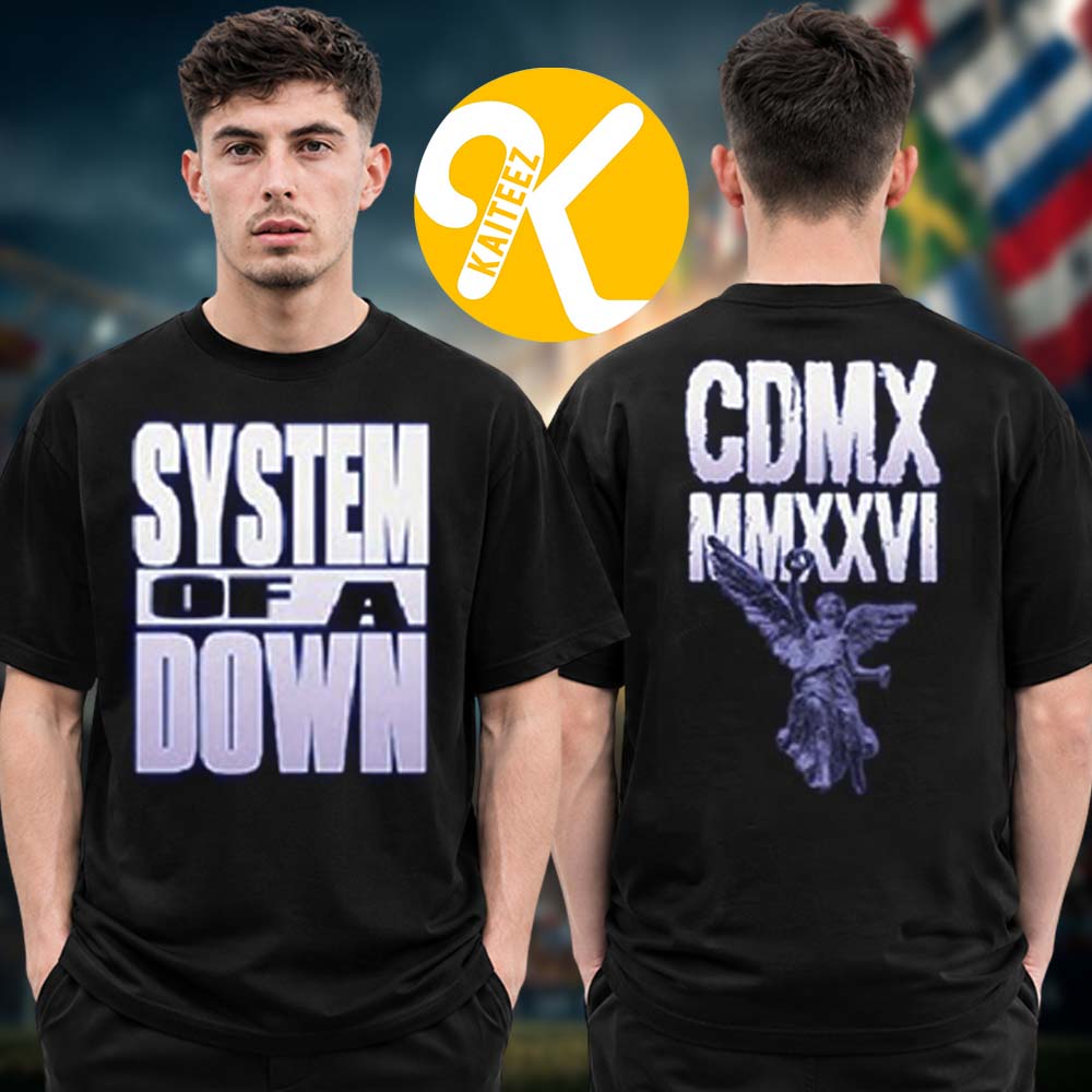 System Of A Down SOAD x Mercadorama 2026 CDMX Pop Up Shop Mexico City On May 27 28 2026 Angel Two Sided Unisex T-Shirt System Of A Down SOAD x Mercadorama 2026 CDMX Pop Up Shop Mexico City On May 27 28 2026 Angel Two Sided Unisex T-Shirt
