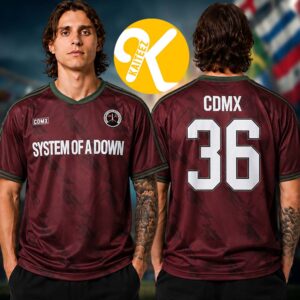 System Of A Down SOAD x Mercadorama 2026 CDMX Pop Up Shop Mexico City On May 27 28 2026 Football Jersey