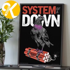 System Of A Down SOAD x Mercadorama 2026 CDMX Pop Up Shop Mexico City On May 27 28 2026 Poster Official By Mike Sandoval Home Decor Poster Canvas