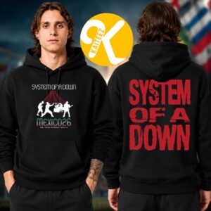 System Of A Down SOAD x Mercadorama 2026 CDMX Pop Up Shop Mexico City On May 27 28 2026 Pyramid Two Sided Unisex Hoodie Shirt
