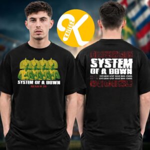 System Of A Down SOAD x Mercadorama CDMX Mexico City At Estadio GNP Seguros On May 27 28 2026 Aztec Totems Two Sided Unisex T-Shirt