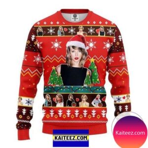 Taylor Swift Sweatshirt Knitted Christmas Ugly Sweater