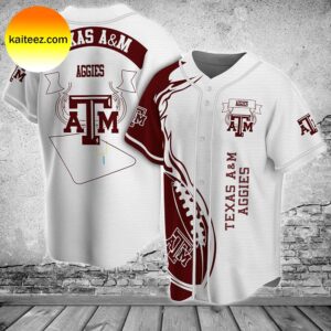 Texas A&M Aggies baseball White Pattern Baseball Jersey