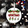 Tampa Bay Buccaneers NFL Custom Name Grinch Candy Cane Grinch Decorations Outdoor Ornament