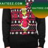 The Grinch I Will Drink CrownRoyal Here Or There I Will Drink CrownRoyal Everywhere Grinch Christmas Ugly Sweater