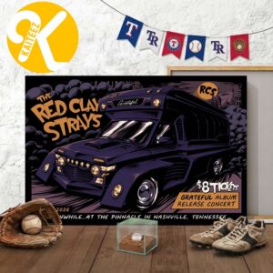 The Red Clay Strays At The Pinnacle In Nashville TN On June 3 2026 Happy Memorial Day Home Decor Poster Canvas