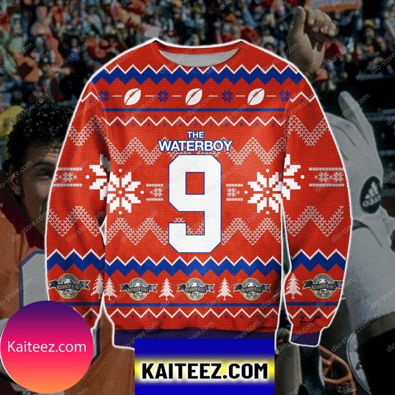 The Waterboy 9 Comedy Film 3d Print Christmas Ugly Sweater The Waterboy 9 Comedy Film 3d Print Christmas Ugly Sweater