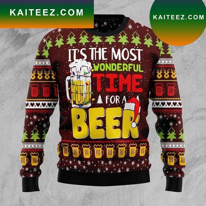 Time For Beer Ugly Sweater Time For Beer Ugly Sweater