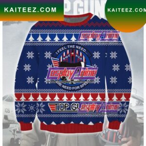 Top Gun Helmet 3D Printed Ugly Christmas Sweater