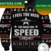 Top Gun I Feel The Need For Speed Christmas Ugly Sweater Top Gun I Feel The Need For Speed Christmas Ugly Sweater
