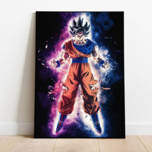 Ultra Instinct Son Goku Art Print Dragon Ball Z Anime Japanese Home Decor Poster Canvas