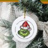 Washington Redskins NFL Custom Name Grinch Candy Cane Grinch Decorations Outdoor Ornament