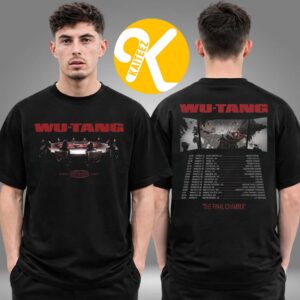Wu Tang Clan Merch The Final Chamber 2026 Tour War Room Black Two Sided Unisex T-Shirt