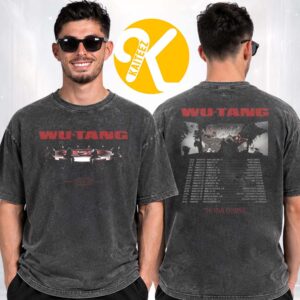 Wu Tang Clan Merch The Final Chamber 2026 Tour War Room Two Sided Washed T-Shirt