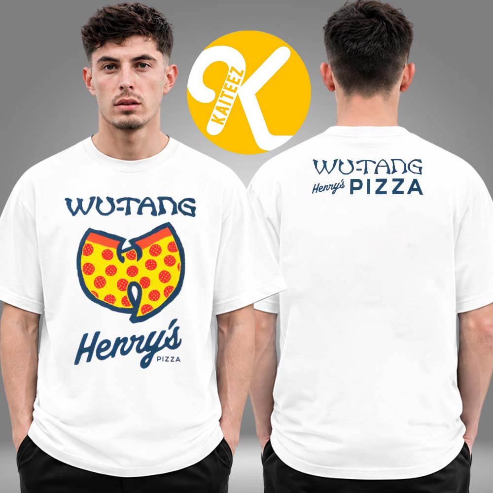 Wu Tang Clan x Verdy Pop Up Shop At Henry Pizza In Osaka JP On May 23 24 2026 Pizza Logo Two Sided Unisex T-Shirt Wu Tang Clan x Verdy Pop Up Shop At Henry Pizza In Osaka JP On May 23 24 2026 Pizza Logo Two Sided Unisex T-Shirt