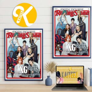 XG x Rolling Stones Poster Magazine Cover A Limitless New Era Home Decor Poster Canvas