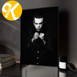 Yungblud Merch Idols The World Tour North America 2026 Black And White Photo Home Decor Poster Canvas
