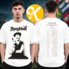 Yungblud Merch Idols The World Tour North America 2026 Jump Dateback Two Sided Unisex T-Shirt Yungblud Merch Idols The World Tour North America 2026 Jump Dateback Two Sided Unisex T-Shirt