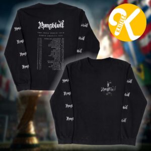 Yungblud Merch Idols The World Tour North America 2026 Washed Dateback Unsiex Long Sleeve Shirt
