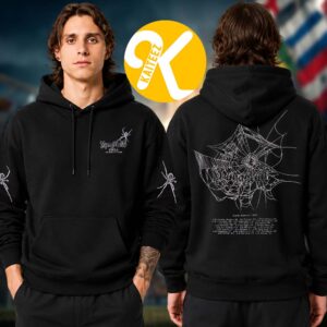 Yungblud Merch Idols The World Tour North America 2026 Web Dateback Unisex Hoodie Shirt