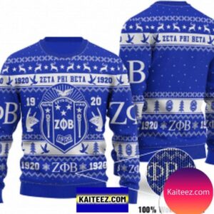 Zeta Phi Beta Ugly Christmas Ugly Sweater