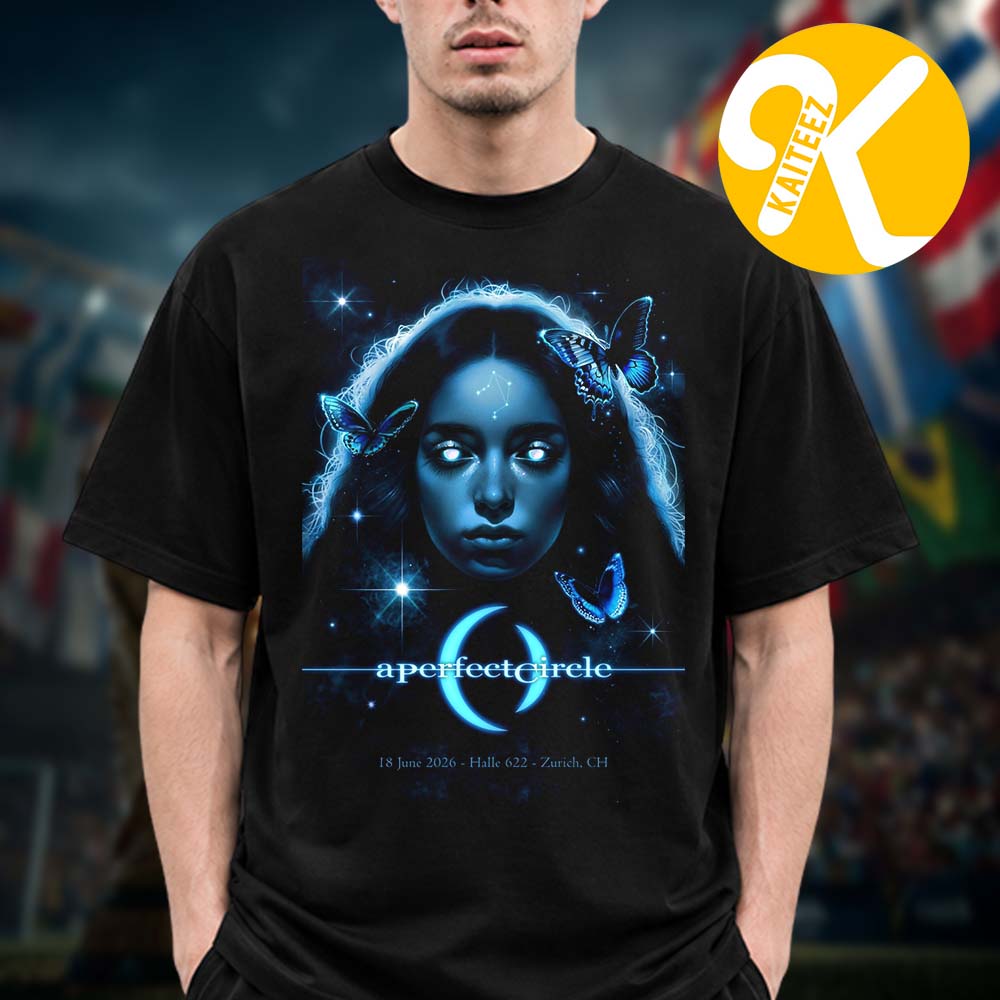 A Perfect Circle At Halle 622 In Zurich CH On June 18 2026 Unisex T-Shirt A Perfect Circle At Halle 622 In Zurich CH On June 18 2026 Unisex T-Shirt