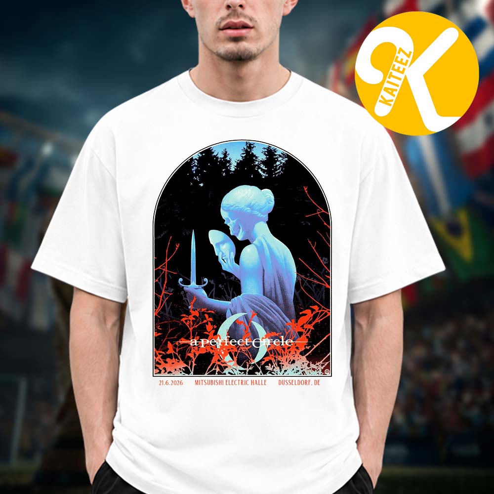 A Perfect Circle At Mitsubishi Electric Halle In Dusseldorf DE On June 21 2026 Unisex T-Shirt A Perfect Circle At Mitsubishi Electric Halle In Dusseldorf DE On June 21 2026 Unisex T-Shirt