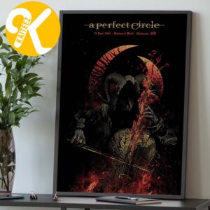 A Perfect Circle Poster Show At Budapest Park In Budapest Hungary On June 15 2026 Home Decor Poster Canvas