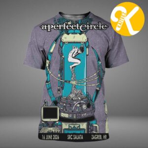 A Perfect Circle Poster Show At Src Salata In Zagreb HR On June 16 2026 All Over Print Shirt