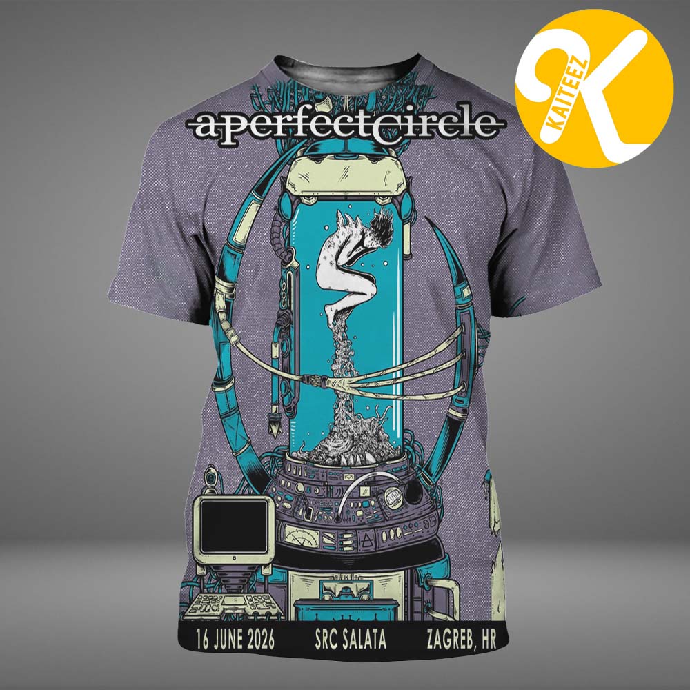 A Perfect Circle Poster Show At Src Salata In Zagreb HR On June 16 2026 All Over Print Shirt A Perfect Circle Poster Show At Src Salata In Zagreb HR On June 16 2026 All Over Print Shirt
