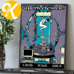 A Perfect Circle Poster Show At Src Salata In Zagreb HR On June 16 2026 Home Decor Poster Canvas