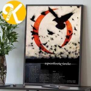 A Perfect Cirlce Exclusive Poster EU UK Tour 2026 Schedule Home Decor Poster Canvas