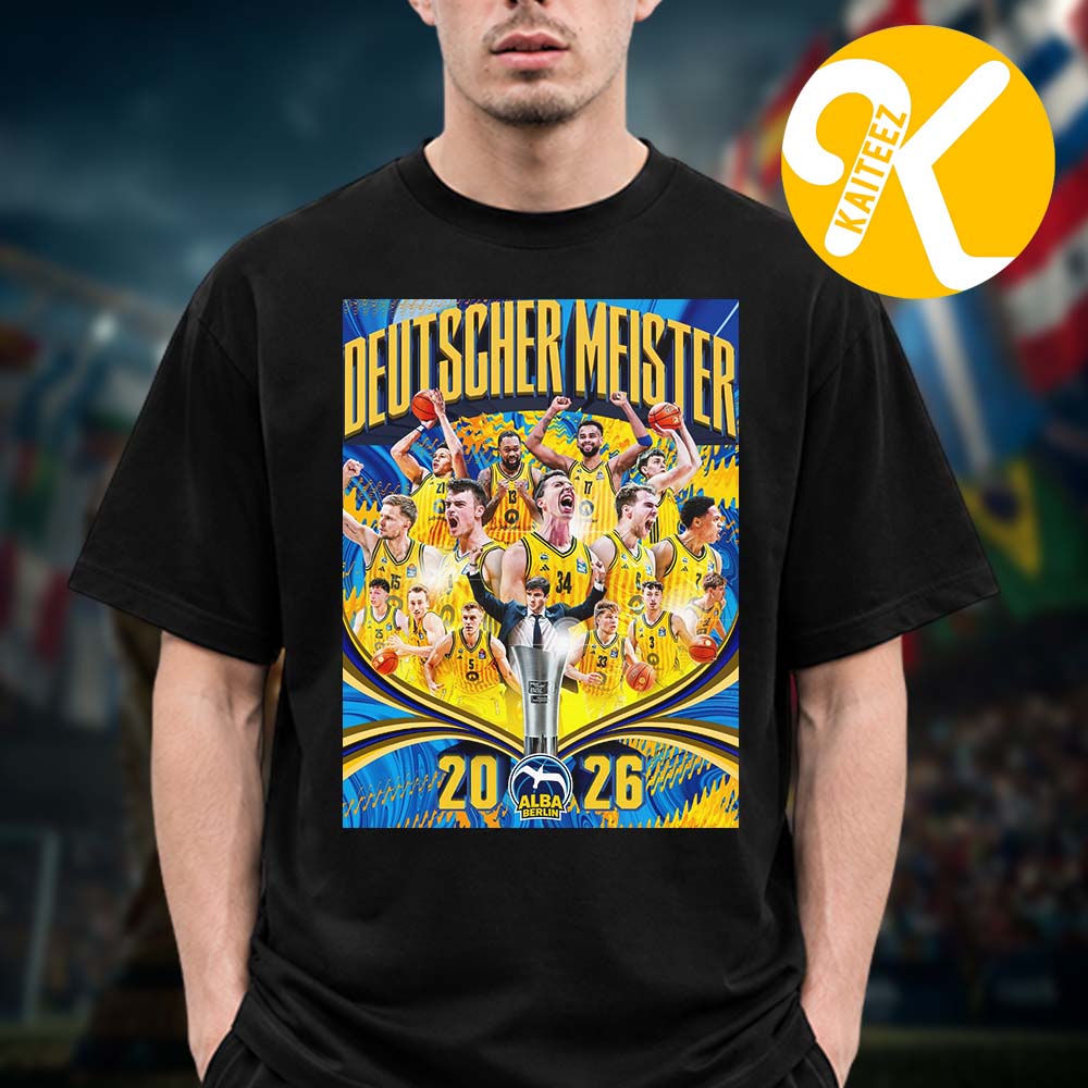 Alba Berlin Are Your 2025-26 Basketball Bundesliga Champions Unisex T-Shirt Alba Berlin Are Your 2025-26 Basketball Bundesliga Champions Unisex T-Shirt
