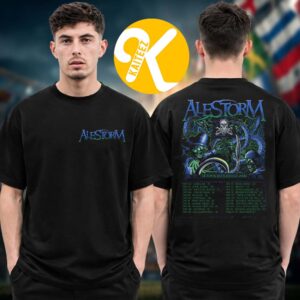 Alestorm Summer Festival Octopus Battlequest Tour 2026 Schedule Two Sided Unisex T-Shirt