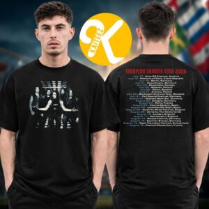 Arch Enemy European Summer Tour 2026 Photo Band Tour Dates Two Sided Unisex T-Shirt