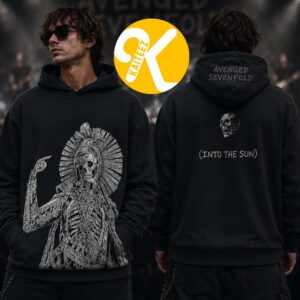 Avenged Sevenfold A7X Merch Sun God Heavyweight Hooded Pullover