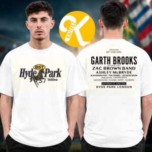 BST Hyde Park Festival 2026 Garth Brooks Event Two Sided Unisex T-Shirt