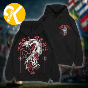 Bad Omens Merch Do You Feel Love World Tour 2026 European And UK Tour Serpent Tongue Unisex Hoodie